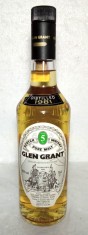 whisky GLEN GRANT, YEARS 5 OLD cl 75 gr 40 distilled 1981 segram imp italy