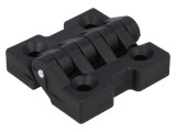 Balama Poliamidă Neagră 47mm x 48mm 4 Orificii