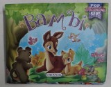 BAMBI - O POVESTE POP - UP , CONTINE ILUSTRATII 3 D , 2017