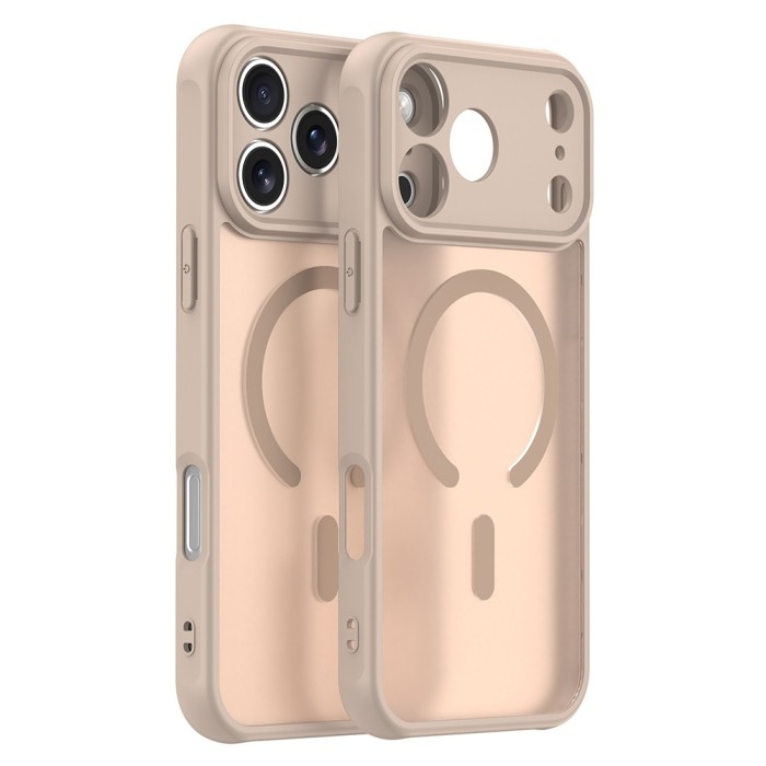 Husa iPhone 17 Pro 6.3 Silicon Magsafe Halofrost Auriu