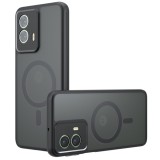Husa Motorola Moto G85 Asteroid GSM PureFrost MagSafe, negru frost