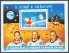 Sao Tome 1980 - Apollo 11, aselenizarea, colita neuzata