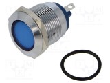 Lampă de control LED albastră plată 12V NINIGI