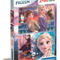 Puzzle Clementoni Disney Frozen, 2 x 60 piese