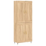 Cumpara ieftin Dulap inalt, stejar sonoma, 69,5x34x180 cm, lemn compozit