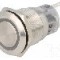 Intrerupator anti-vandalism, ON-ON, &Oslash;19mm, ONPOW - LAS1-AGQ-11ZE/W/12V/S
