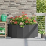 vidaXL Jardinieră Negru 120 x 60 x 50 cm Oțel 883703