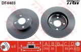 Disc frana TOYOTA COROLLA Limuzina (E12J, E12T) (2001 - 2008) TRW DF4403