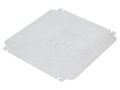 Placă de montare oțel galvanizat 1,5mm 30x30 cm foto