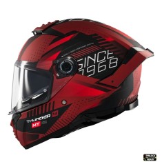 Casca integrala pentru scuter - motocicleta MT Thunder 4 SV Luminence D5 rosu mat (ochelari soare integrati) &ndash; tip viziera: MT-V-28B XS (53/54cm)