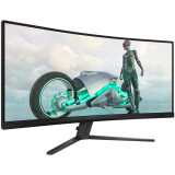 Monitor Gaming Philips EVNIA Curbat, 34, VA, WQHD, 180Hz, 1ms, 0.5ms, HDR10, FlickerFree, HDMI, DisplayPort, 34M2C3500L/00, Negru