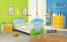 Patut Tineret I MyKids Blue Elephant 27 - 140x70 GreatGoods Plaything foto