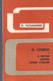 D. Vatamaniuc - G. Cosbuc. O privire asupra operei literare