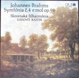 Disc vinil, LP. SYMFONIA C.4 E MOL OP.98-Johannes Brahms, Slovenska Filharmonia, Ludov&iacute;t Rajter-355049