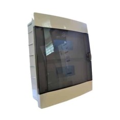 Tablou sigurante ingropat cu 24 module, alb, 2 randuri, dimensiuni 290x340x110 mm