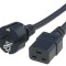 Cablu Alimentare 3m Negru 3x1.5mm&sup2; CEE 7/7 la IEC C19