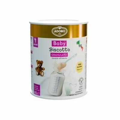 BISCUITI GRANULATI FARA GLUTEN +4LUNI 400GR foto