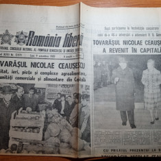 romania libera 9 octombrie 1989-ceausescu intalnure cu yasser arafat