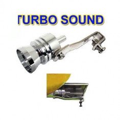 Imitator Turbo Fluier Esapament MotorSport cu Diametru Toba 44-55cm pentru Motor 2000-2400cmc foto