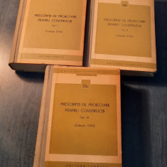 Prescriptii de proiectare pentru constructii colectia STAS 3 volume