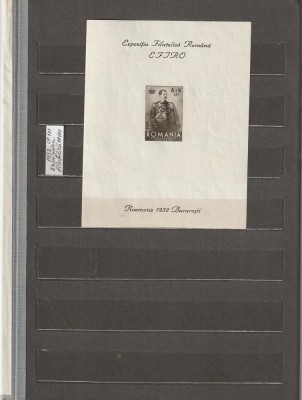 ROMANIA 1932 LP 101 EFIRO COLITA NEDANTELATA NESTAMPILATA foto