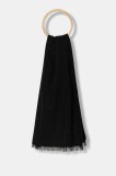 Armani Exchange fular culoarea negru, uni, XM002019 AF19835