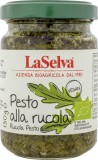 Pesto cu Rucola Bio LaSelva, 130g - Sos Gourmet Fara Drojdie, Ingrediente Naturale, Agricultura Ecologica Certificata