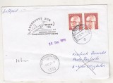 bnk fil Austria - plic stampila ocazionala aerofilatelie Viena `75 Austrian Airlines