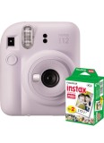 Cumpara ieftin Aparat foto instant color, Fujifilm Instax Mini 12, culoarea mov liliac + Film Mini 2x10