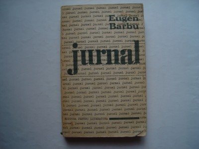 Jurnal - Eugen Barbu foto