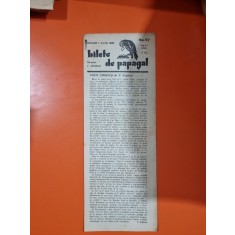 Bilete de papagal - no 57 / 7 aprilie 1928