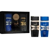 Set Cadou Asad apa de parfum 100 ml + Asad Zanzibar, Lattafa, apa de parfum 100 ml, barbati