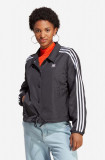 Cumpara ieftin Adidas Originals geacă femei, culoarea negru, de tranziție IC5478-black