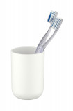 Cumpara ieftin Suport pentru periute si pasta de dinti, Wenko, Brasil White, 7.3 x 10.3 cm, plastic, alb
