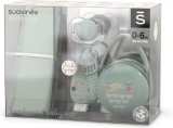 Set cadou BONHOMIA 4 piese, menta, Suavinex