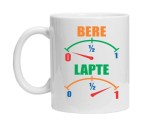 Cana alba personalizata &quot;bere/lapte&quot;, INOVATIX&reg;. 330ml, Oem
