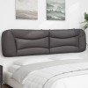 VidaXL Pernă pentru tăblie, gri, 200 cm, piele artificială
