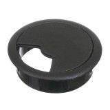 Cumpara ieftin Doza birou pentru trecere cabluri, &Oslash; 60 mm, negru, 10 buc / set