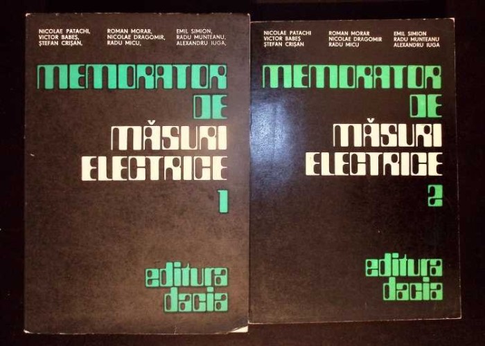 MEMORATOR DE MASURI ELECTRICE VOL.1-2-COLECTIV-276558