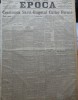 Ziarul Epoca, 16 Decembrie 1899 ; Cestiunea sarii ; Bugetul Cailor Ferate