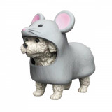 Mini figurina, Dress Your Puppy, Poodle in costum de soricel, S2