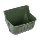 Hrănitoare din plastic pentru vaci, fără margine de protecție, 15 litri