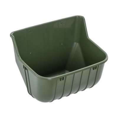 Hrănitoare din plastic pentru vaci, fără margine de protecție, 15 litri foto