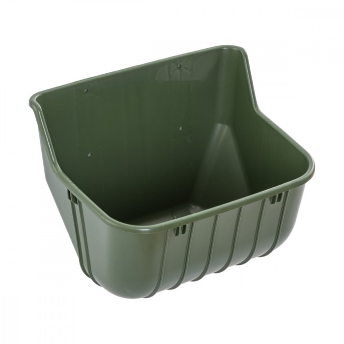 Hrănitoare din plastic pentru vaci, fără margine de protecție, 15 litri
