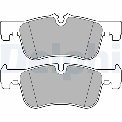 DELPHI LP2284 set placute frana,frana disc foto