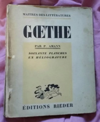 Goethe / par Paul Amann foto