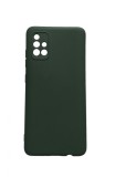 Husa telefon compatibila cu Samsung Galaxy A51, A51 4G, Verde, Cu interior de catifea, 252HT, Silicon, Carcasa