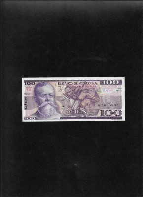 Mexic 100 pesos 1981 seria7800932 unc foto