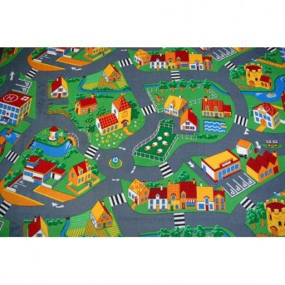 Covor copilăresc Un Mic Sat - velours, 100x250 cm foto
