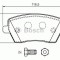 Set placute frana,frana disc RENAULT MODUS / GRAND MODUS (F/JP0) (2004 - 2016) BOSCH 0 986 424 795